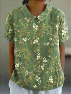 Alejandra - Camicia casual con motivo floreale