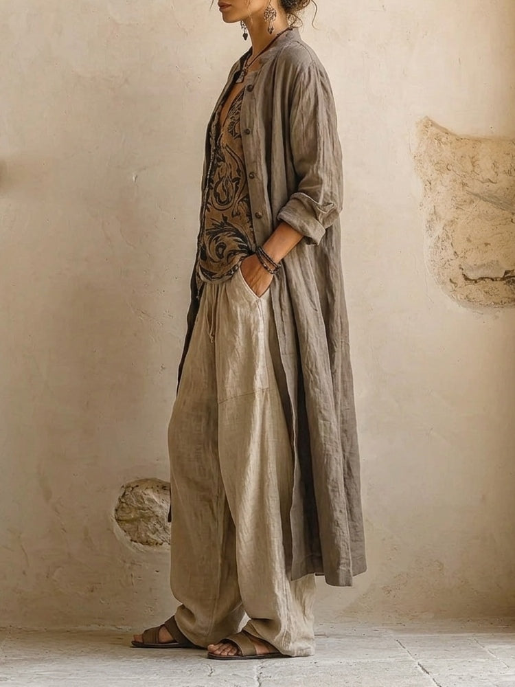 Ravella | Completo Bohémien a Strati con Duster