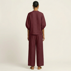 Alice | Set con Zip Frontale e Maniche a Sbuffo