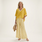 JULIANA | STRIPED LINEN TWO-PIECE SET