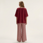 JULIANA | STRIPED LINEN TWO-PIECE SET