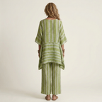 Emma | Set Due Pezzi in Cotone-Lino a Righe