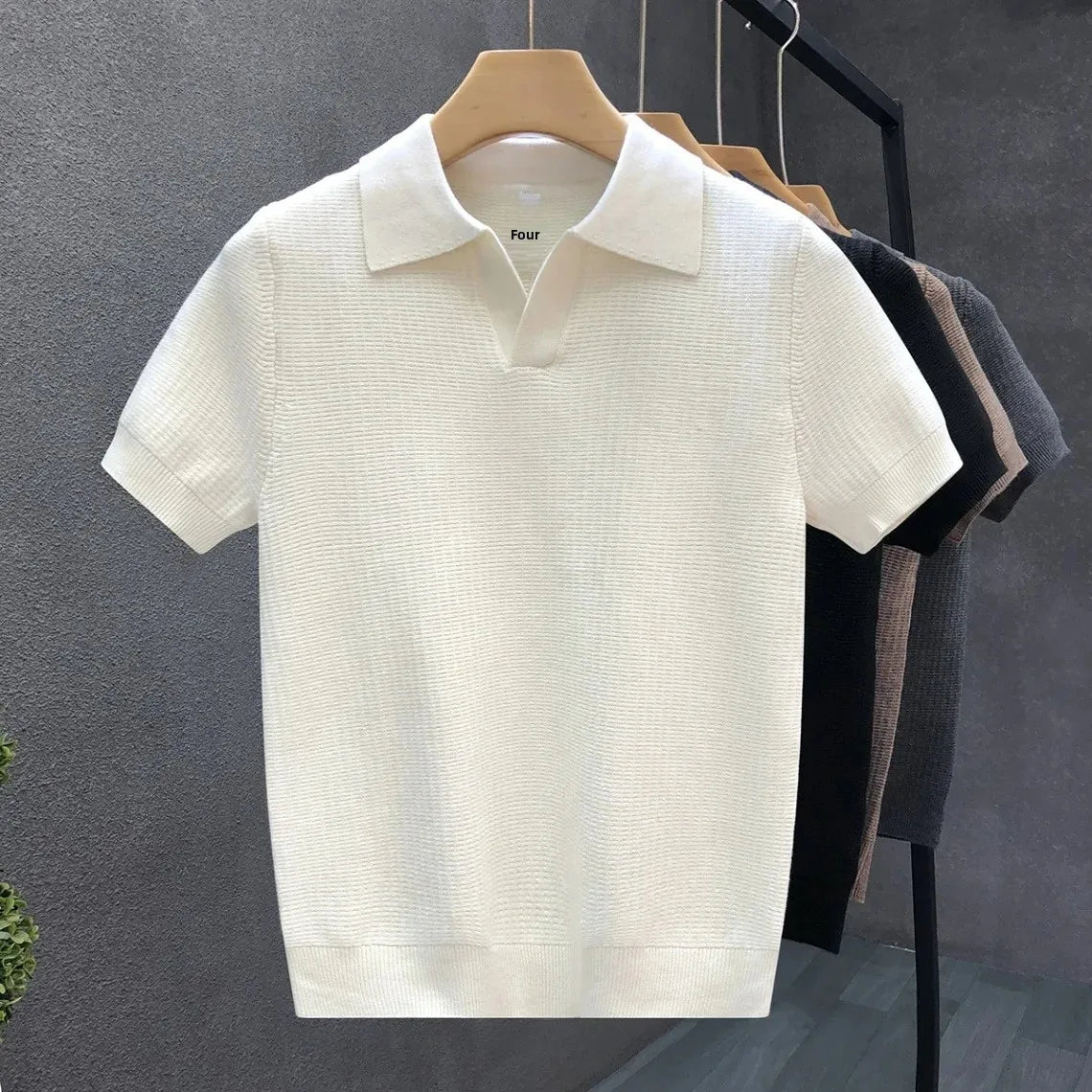 Ettiene™ | Polo classica da uomo in maglia