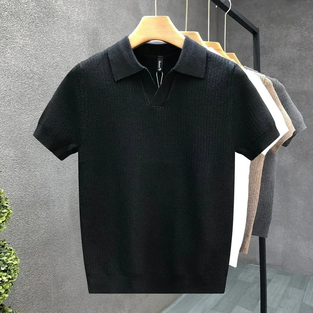 Ettiene™ | Polo classica da uomo in maglia