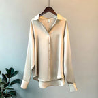 Valgerda - Elegante camicia da donna in satin
