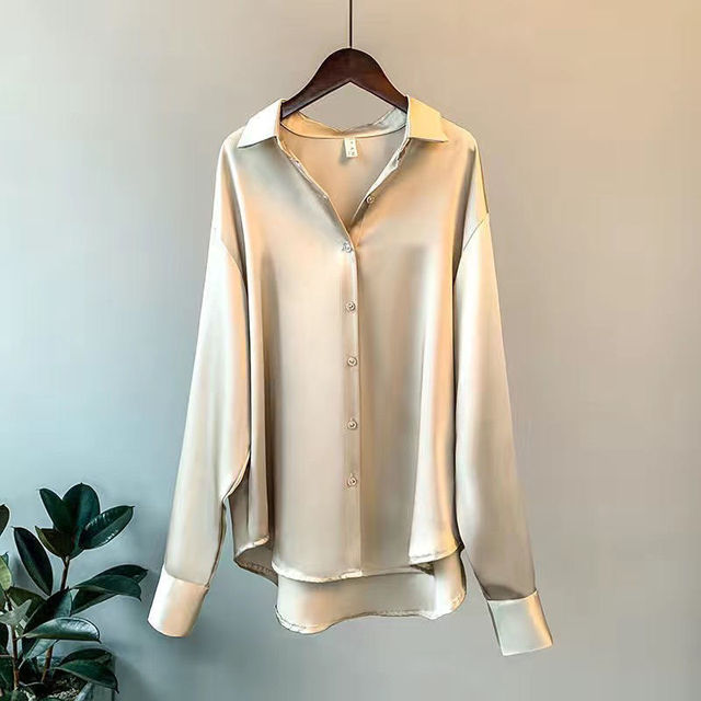 Valgerda - Elegante camicia da donna in satin