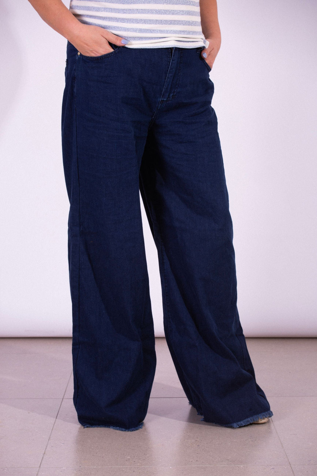 MORE BY SISTE'S PANTALONE AMPIO CHAMBRAY