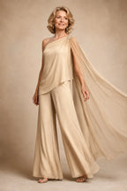 Giuseppina | Completo Monospalla in Chiffon