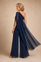 Giuseppina | Completo Monospalla in Chiffon