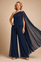 Giuseppina | Completo Monospalla in Chiffon