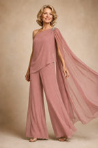 Giuseppina | Completo Monospalla in Chiffon
