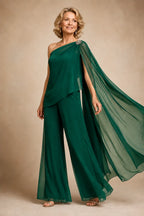 Giuseppina | Completo Monospalla in Chiffon