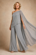 Giuseppina | Completo Monospalla in Chiffon