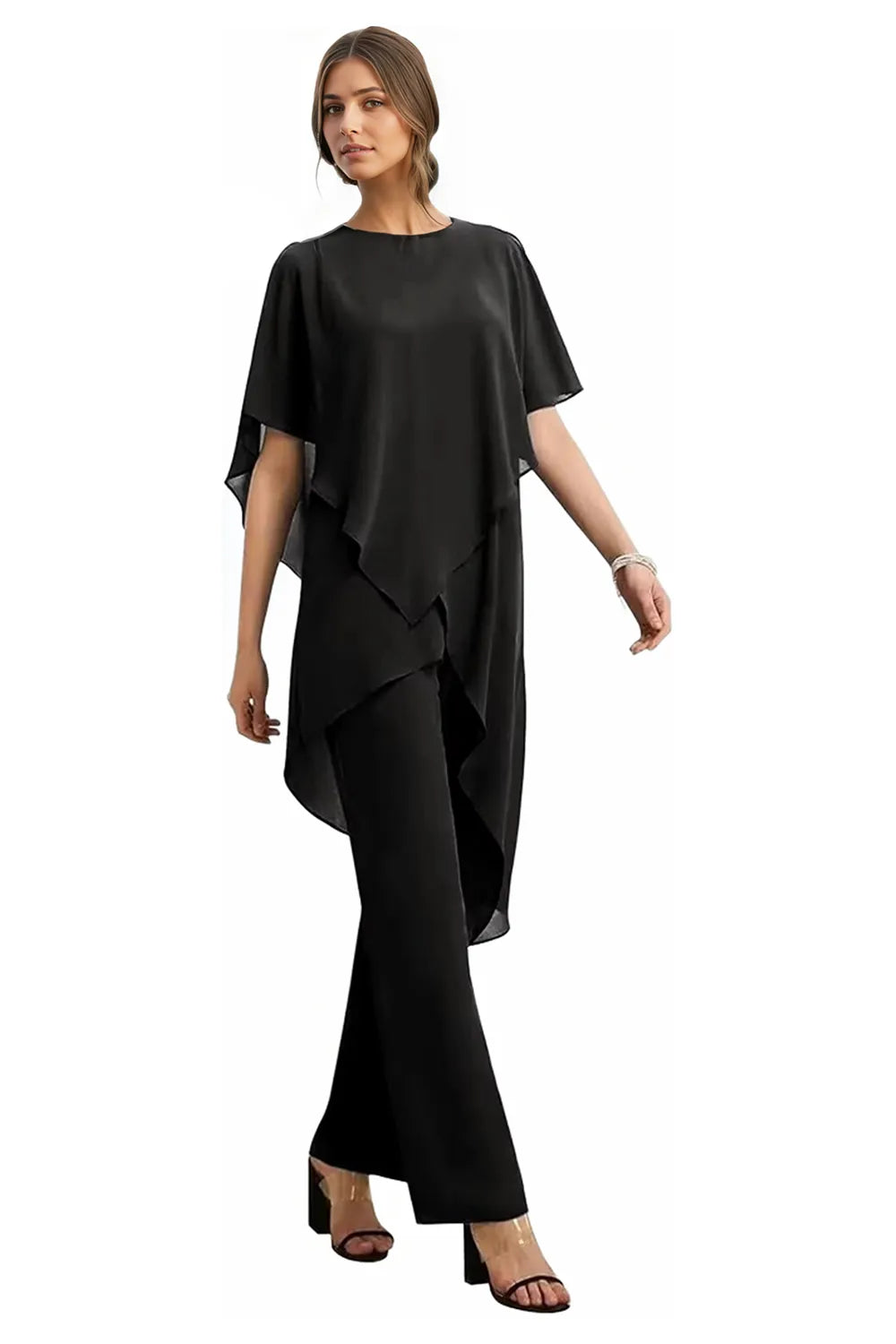 Galatea | Completo Fluente in Chiffon