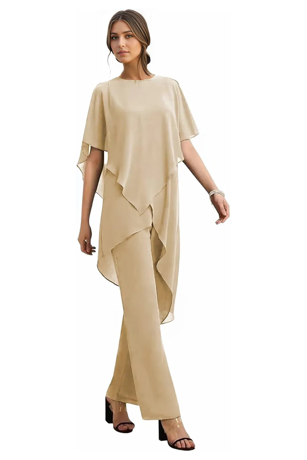 Galatea | Completo Fluente in Chiffon
