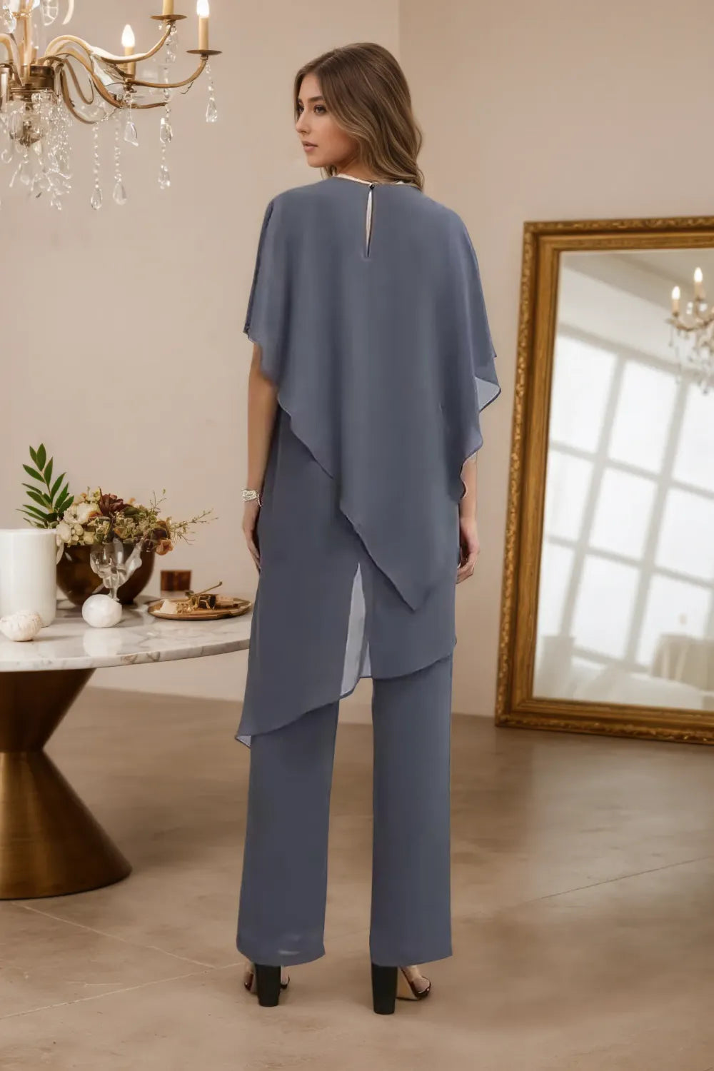 Galatea | Completo Fluente in Chiffon