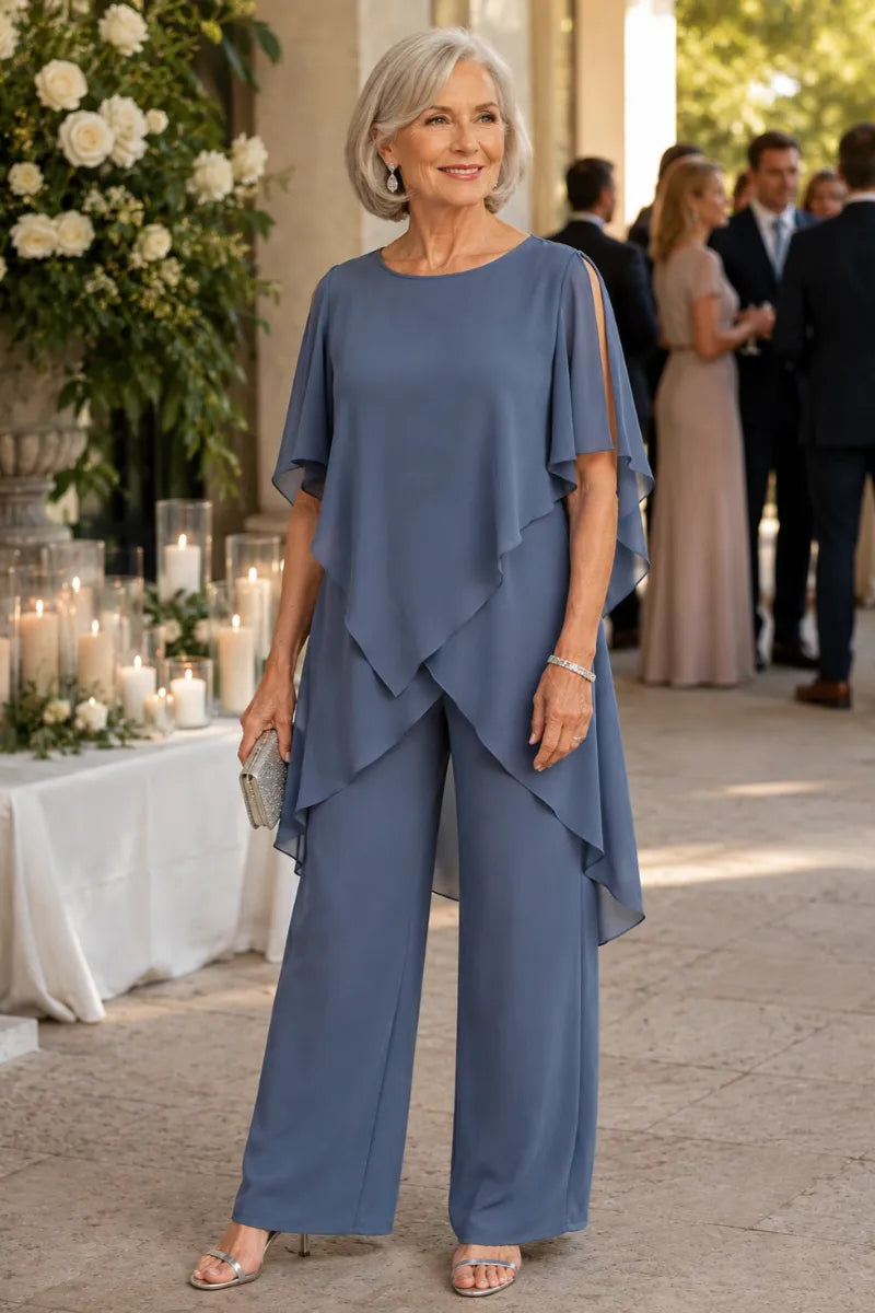 Galatea | Completo Fluente in Chiffon