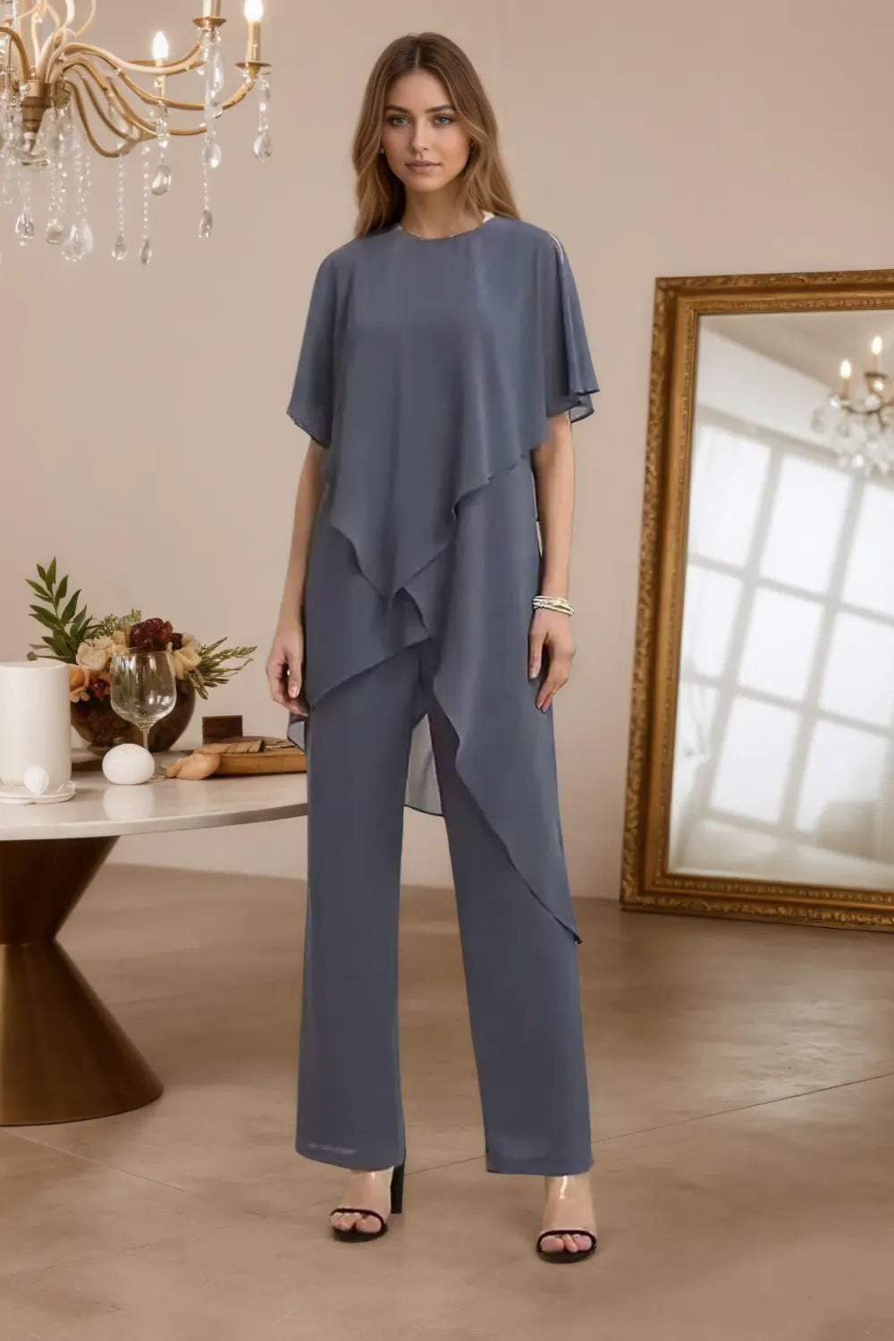 Galatea | Completo Fluente in Chiffon