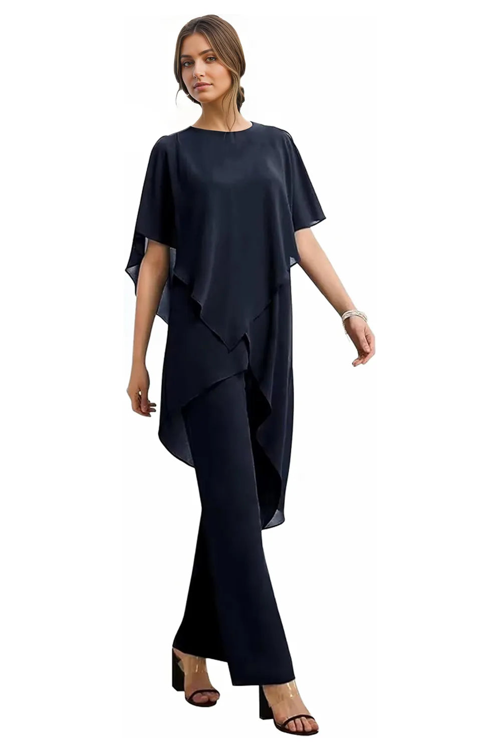 Galatea | Completo Fluente in Chiffon