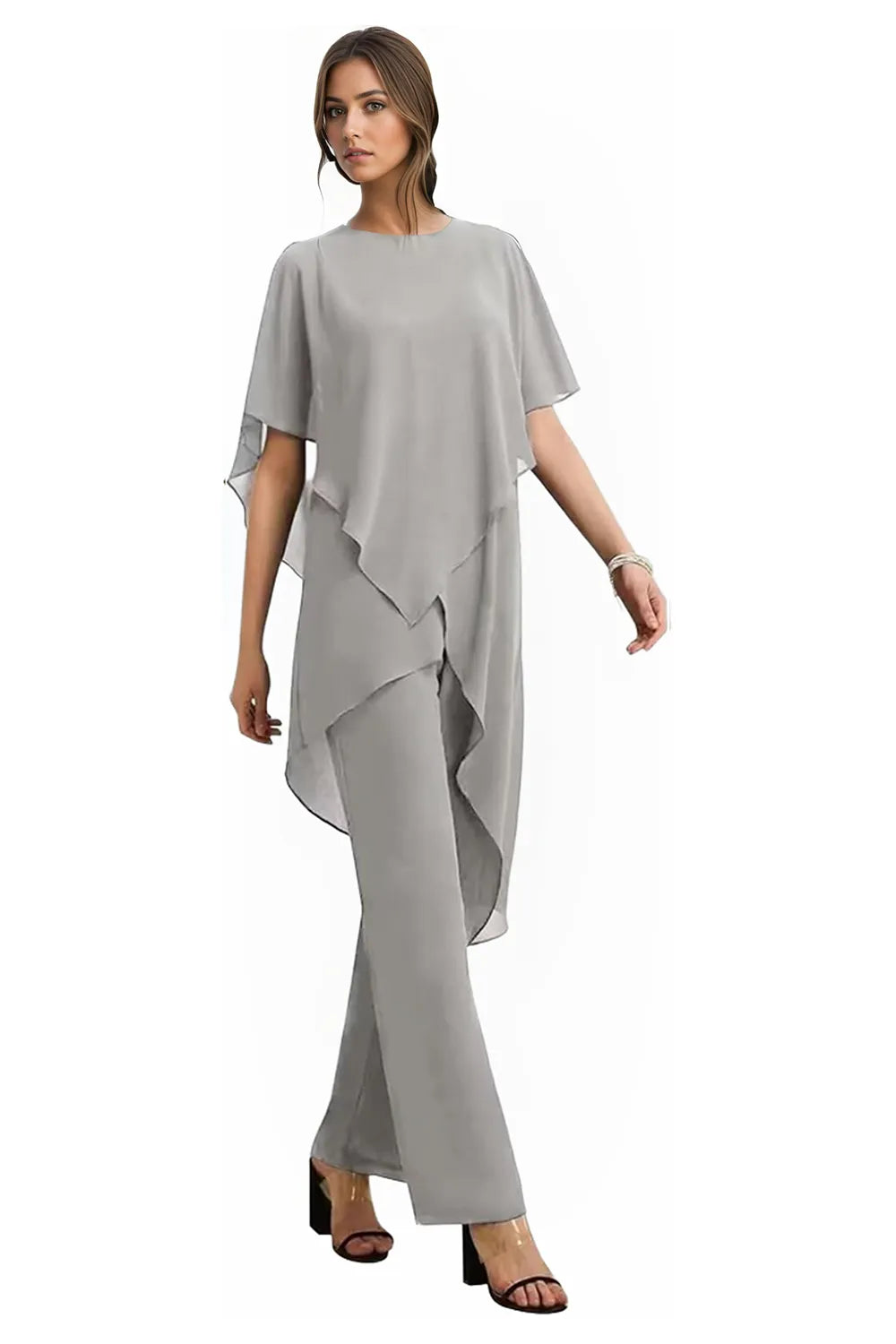 Galatea | Completo Fluente in Chiffon