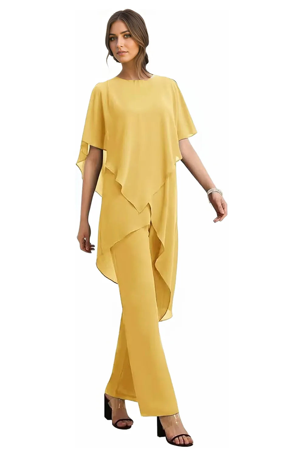 Galatea | Completo Fluente in Chiffon