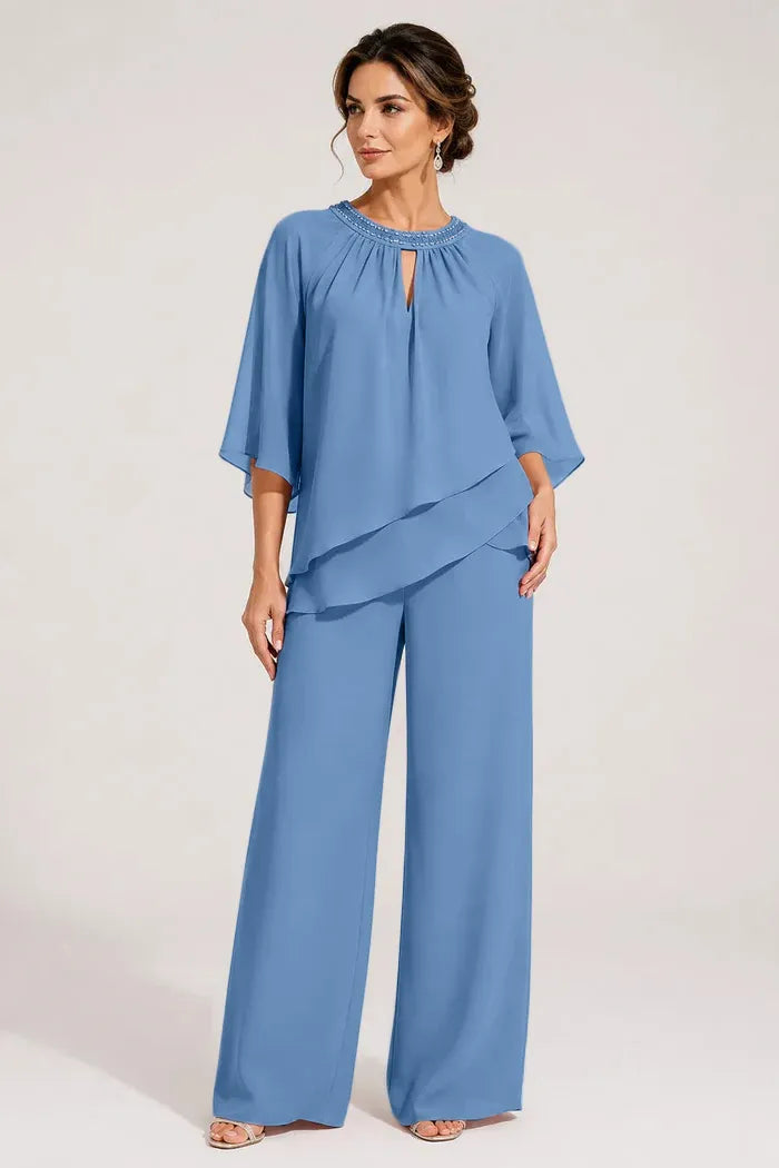 Ghita | Completo Formale con Scollo a Chiave