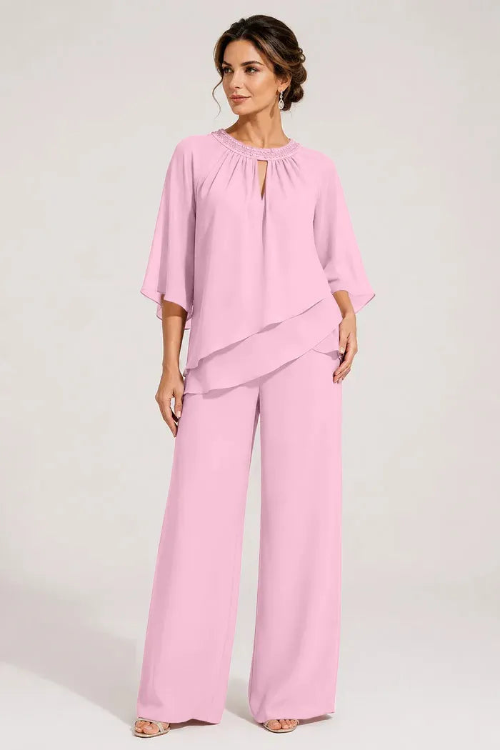 Ghita | Completo Formale con Scollo a Chiave