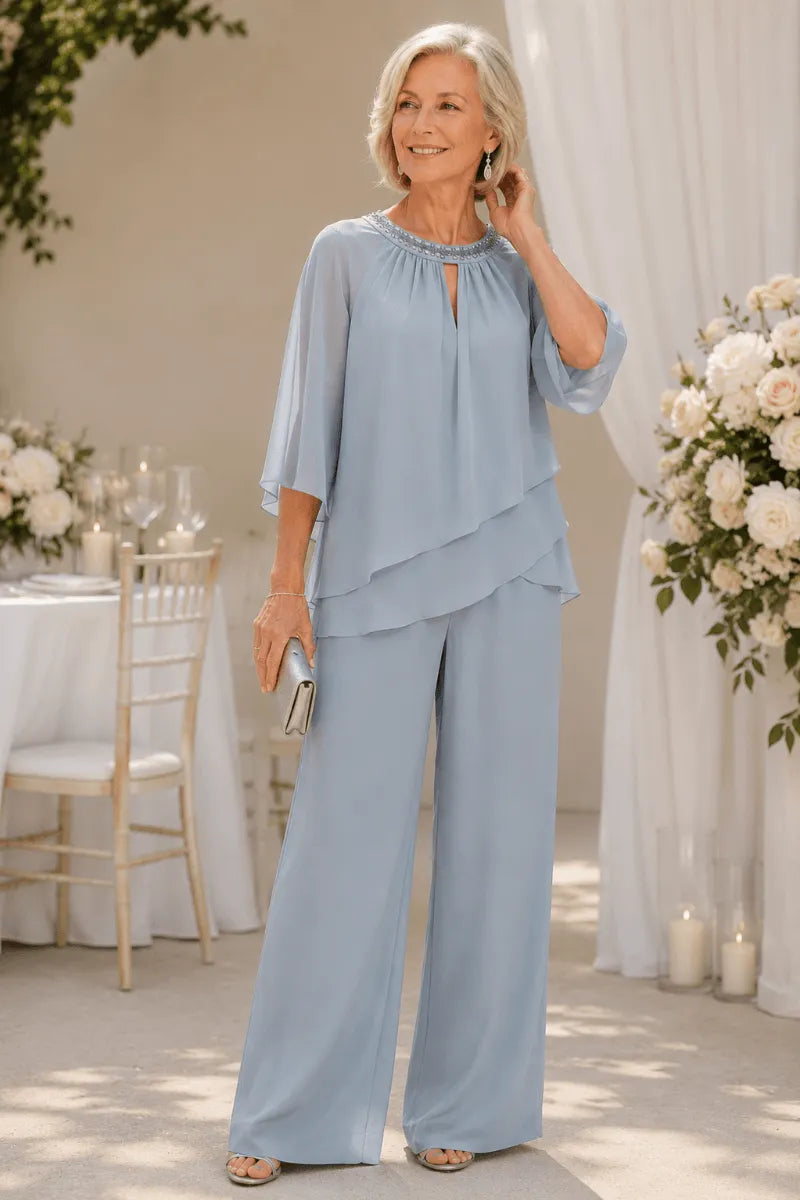 Ghita | Completo Formale con Scollo a Chiave