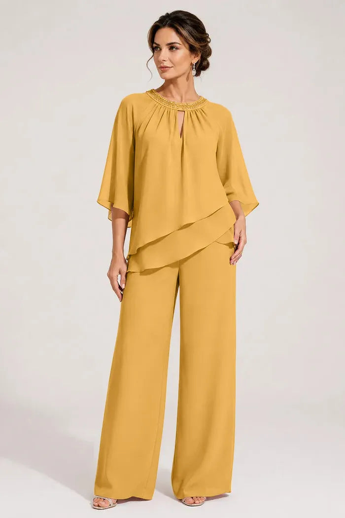 Ghita | Completo Formale con Scollo a Chiave