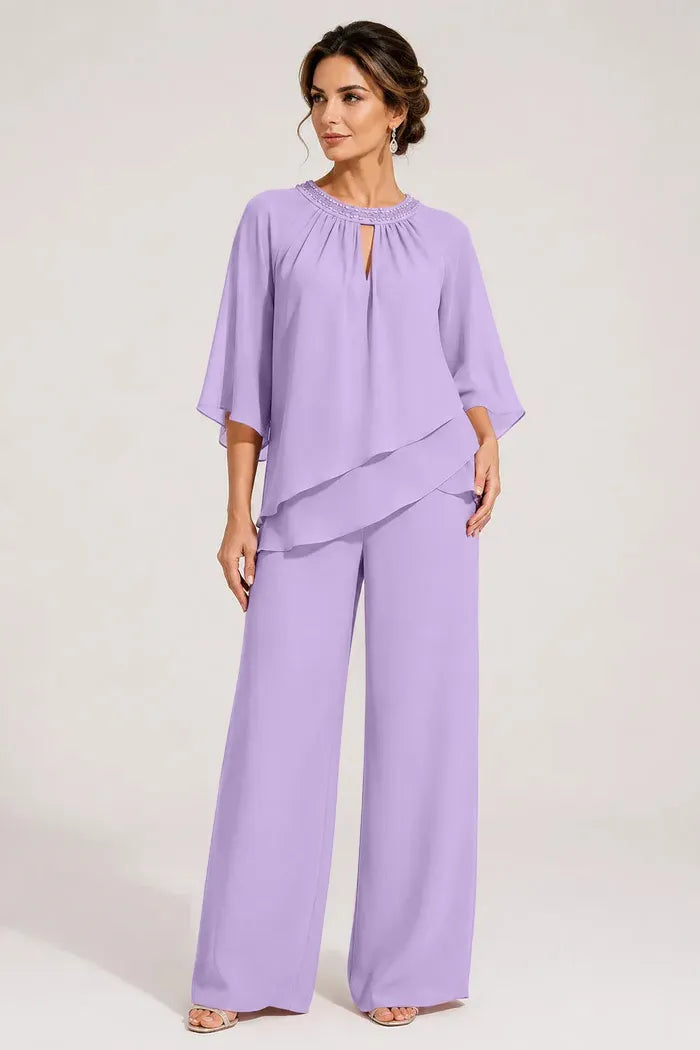 Ghita | Completo Formale con Scollo a Chiave