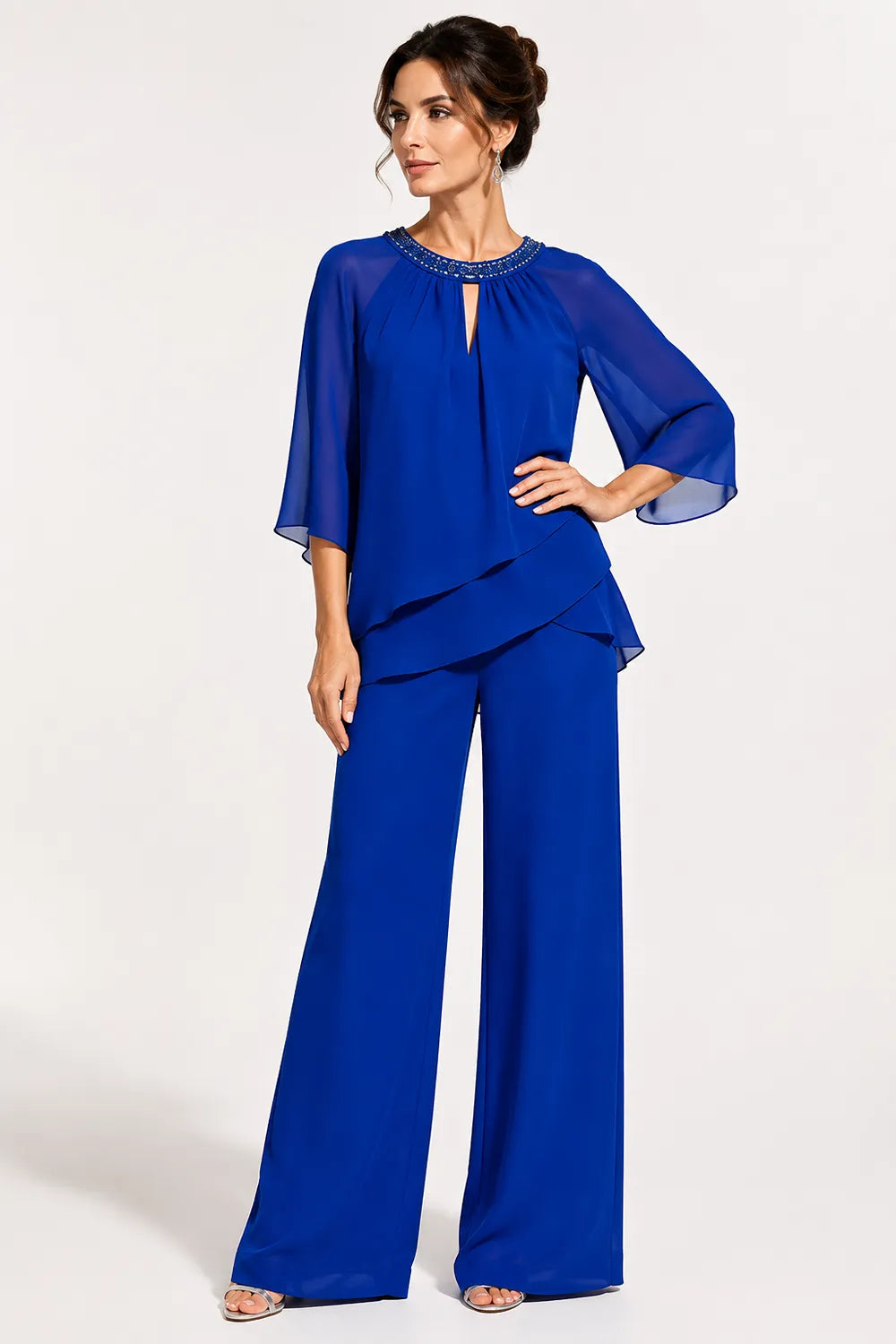 Ghita | Completo Formale con Scollo a Chiave