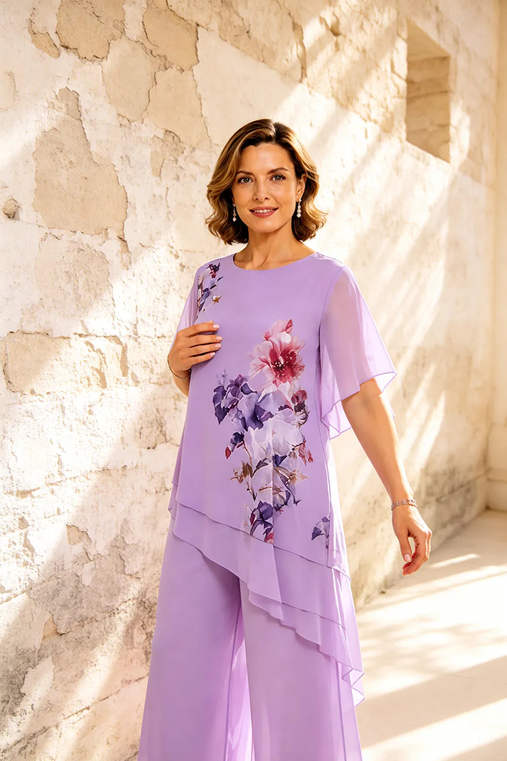 Ippolita | Completo Floreale a Gamba Larga