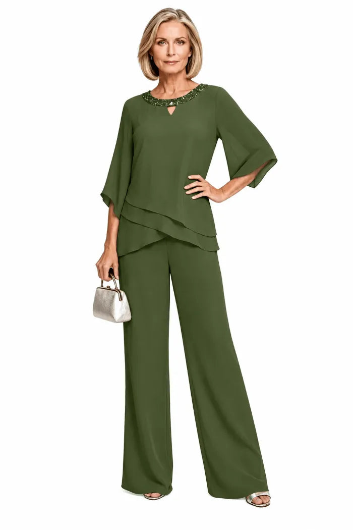 Alessandra | Completo Elegante a Gamba Larga