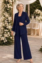 Gaetana | Completo a Tre Pezzi con Ricami