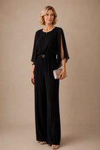 Giuditta | Completo con Mantella in Chiffon