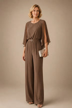 Giuditta | Completo con Mantella in Chiffon