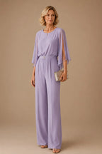 Giuditta | Completo con Mantella in Chiffon