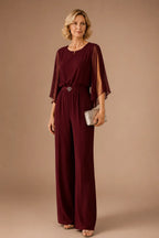 Giuditta | Completo con Mantella in Chiffon
